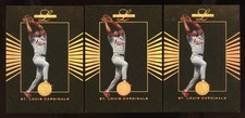 (3) 1994 Leaf Limited  OZZIE SMITH #8 Baseball Card LOT /10,000