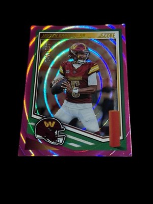 2025 Score - Jayden Daniels #195 Eclipse Pink Holo RC /399 | eBay