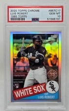 2020 Topps Chrome 1985 Refractor LUIS ROBERT RC CARD PSA 10 GEM MINT