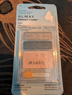 Almay Intense i Color Trio for Blues, Discontinued. versiegelt. rosa schwarz taupe