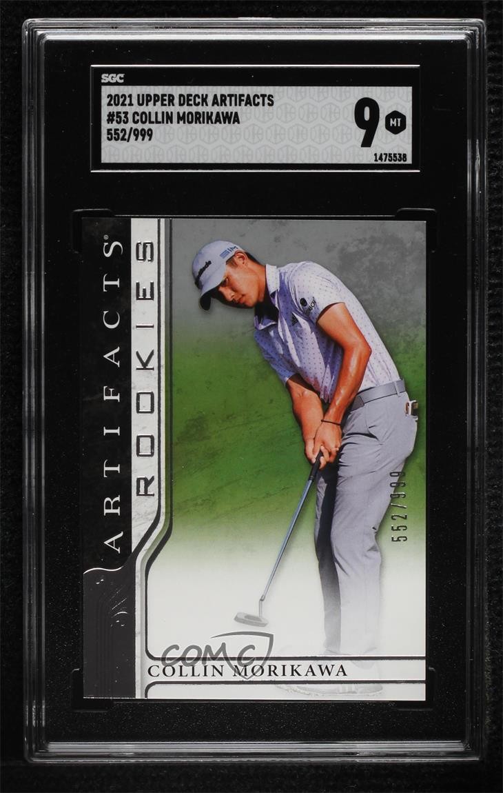 2021 Upper Deck Artifacts Rookies 552/999 Collin Morikawa #53 SGC 9 MINT 0sf1