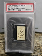 1948 Topps Magic Photos Doak Walker Psa 1 Lions SMU Rookie RC #3C