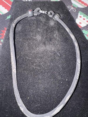 Phiten Tribal X30 Titanium Necklace Black, 18''