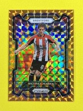 Christian Norgaard Panini Prizm Premier 2023-24 EPL Brentord Orange Mosaic #146