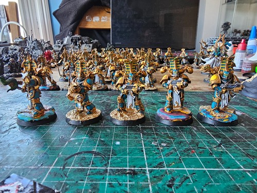 Warhammer 40k Thousand Sons Rubric Marines Fully Assembled and Painted