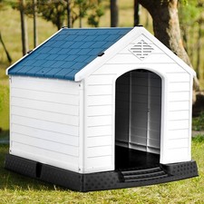 Dog House for Small Dogs, Waterproof Plastic Dog Houses with Air Vents and El...
