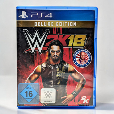 WWE 2K18 Deluxe Edition PlayStation 4 PS4 Gut Disc in OVP