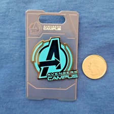 Disney Avengers Campus Logo OE Pin Disneyland Resort