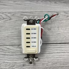 Intermatic Electronic Auto-Off Timer 10/20/30/60 Minutes White EI210W 