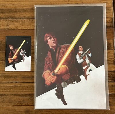 Star Wars #26 EM Gist 2nd Print Virgin Color Variant Trinity Comics 800 LE NEW