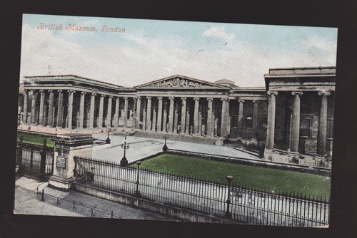 CANADA post mark VICTORIA WEST BC 1909 post card British Museum - Picture 3 of 4
