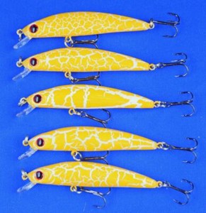 RENEGADE LASER MINNOW STYLE LURES 5