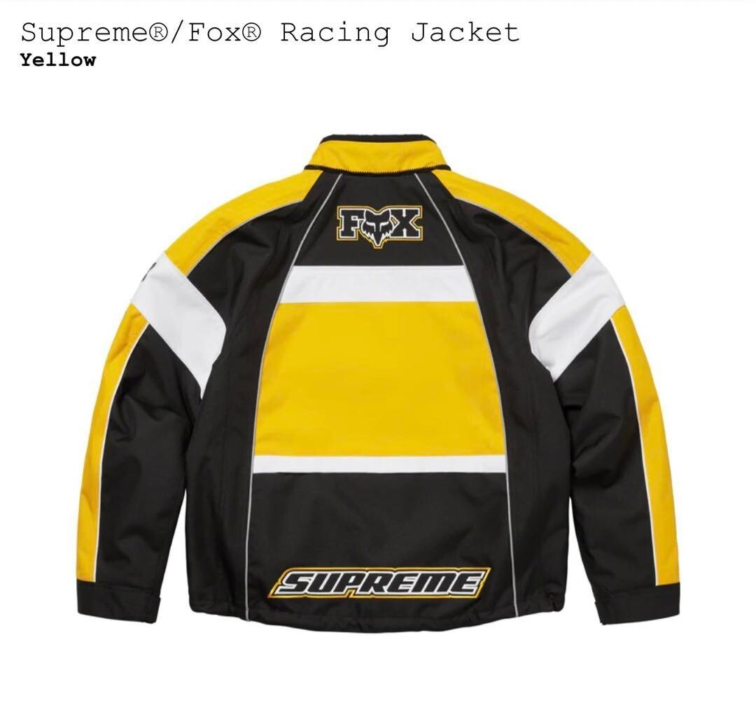 FOX RACING スウェットパーカー ブラック/イエロー　Mサイズ Supreme Fox Racing Jacket Size L | eBay