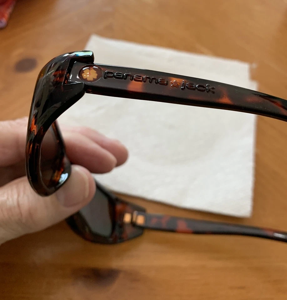 Gafas de sol Panama Jack PJ25L9768 envolventes naranja caparazón de tortuga con estuche 51-16-135 Foto 4 de 4