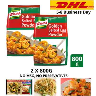 New 2xPack Knorr Golden Salted Egg Powder (800G) Made From Real Eggs Original
