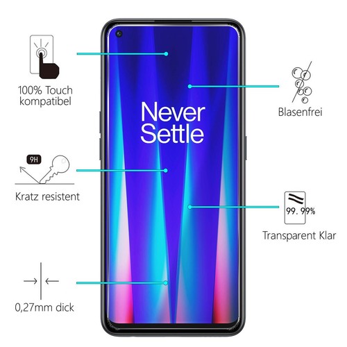 2x Handyfolie für OnePlus Nord CE 2 5G Glasfolie Display Schutz Glas Folie - Bild 3 von 7