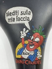 CLASSIC & SALACIOUS Embroidered Salsa Cartoon Pepper Saddle FAIR-GOOD USED