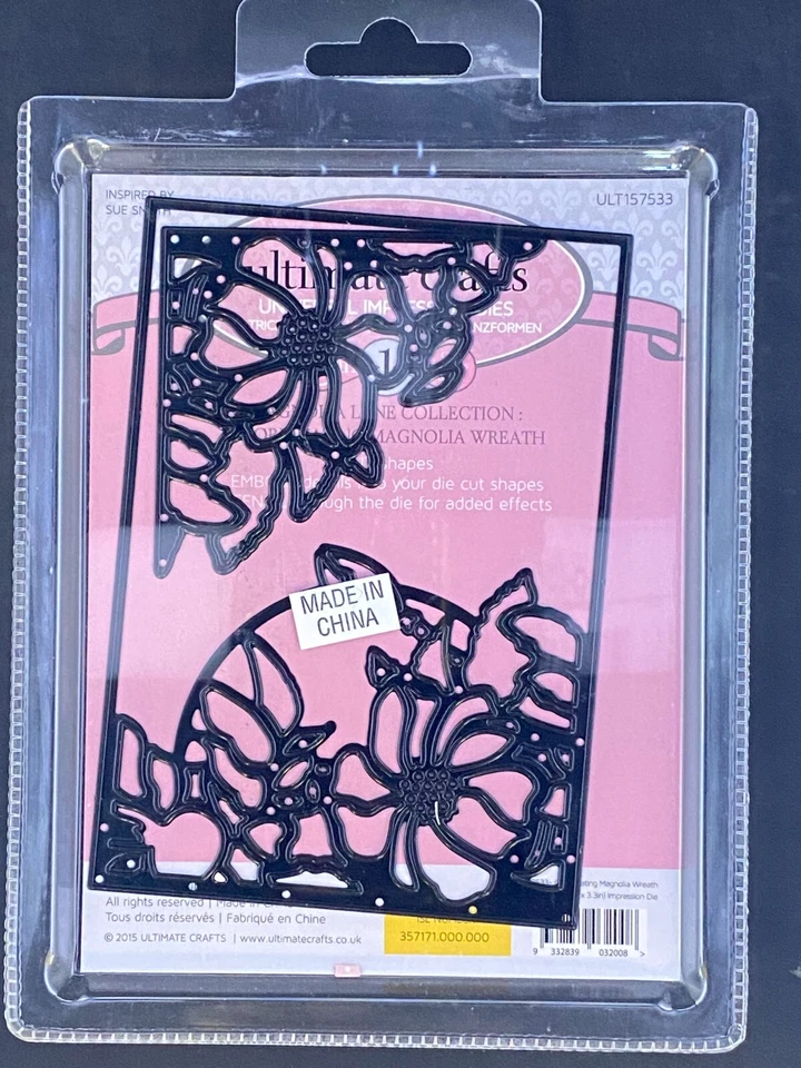 Magnolia Lane Wreath Die Set by Ultimate Crafts Cutting Steel Metal - Image 2 of 2