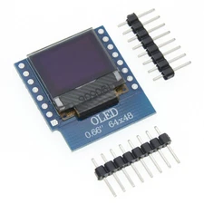 0.66 Inch OLED Display Module D1 Mini 64x48 LCD Screen IIC I2C HW-699 Arduino