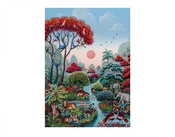 HEYE PUZZLE 2000 PEZZI BARTOLINI EXOTIC GARDEN WILDLIFE PARADISE 69x97cm   29958 - Immagine 2 di 2
