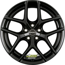 2x Borbet Y black glossy 9.5x20 ET35 - LK5/112 ML66.5 Felge Alu