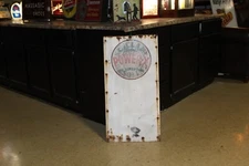 SCARCE SINCLAIR POWER X PAINTED METAL GAS PUMP DOOR SIGN OIL DINO GARAGE SERVICE