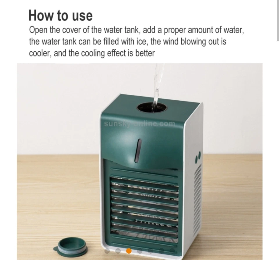 Humidificador Evaporativo, Iones Negativos, Humedad Fría y Purificador de Aire Nuevo Foto 2 de 4