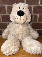 Ganz Kinsley Bear 18” Weighted Bean Tan Stuffed Plush Stuffed Animal H14052