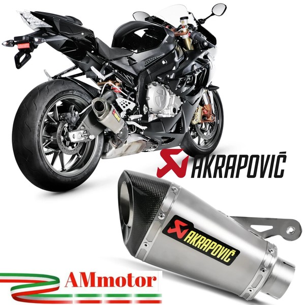 Auspuff Motorrad Akrapovic Bmw S 1000 RR 2010 Endtopf Titan Slip-On Genehmigt-image