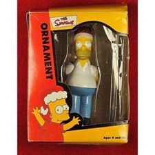 The Simpsons Christmas Ornament - Homer with Candy Canes Behind Back - NIB