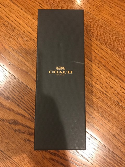 NWT COACH F56412 Circle Crystal Station Necklace Brand New And Original With Tag