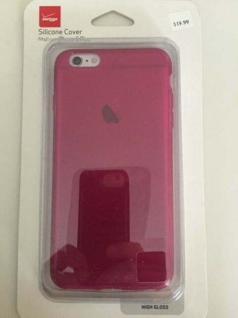 Verizon Pink High Gloss Silicone Cover Case For Apple Iphone 6 Plus Fc4 For Sale Online Ebay