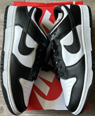 Nike Dunk Low ブラック/ホワイト 10.5 Nike Dunk Low Black White Panda - Size 10.5 D01391 100 | eBay
