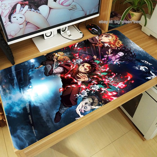 Anime Demon Slayer Kimetsu No Yaiba MousePad Gamer 300x800 New Large Custom Mousepad 400x900 Desk Mat Office Computer Mouse Mat - 7
