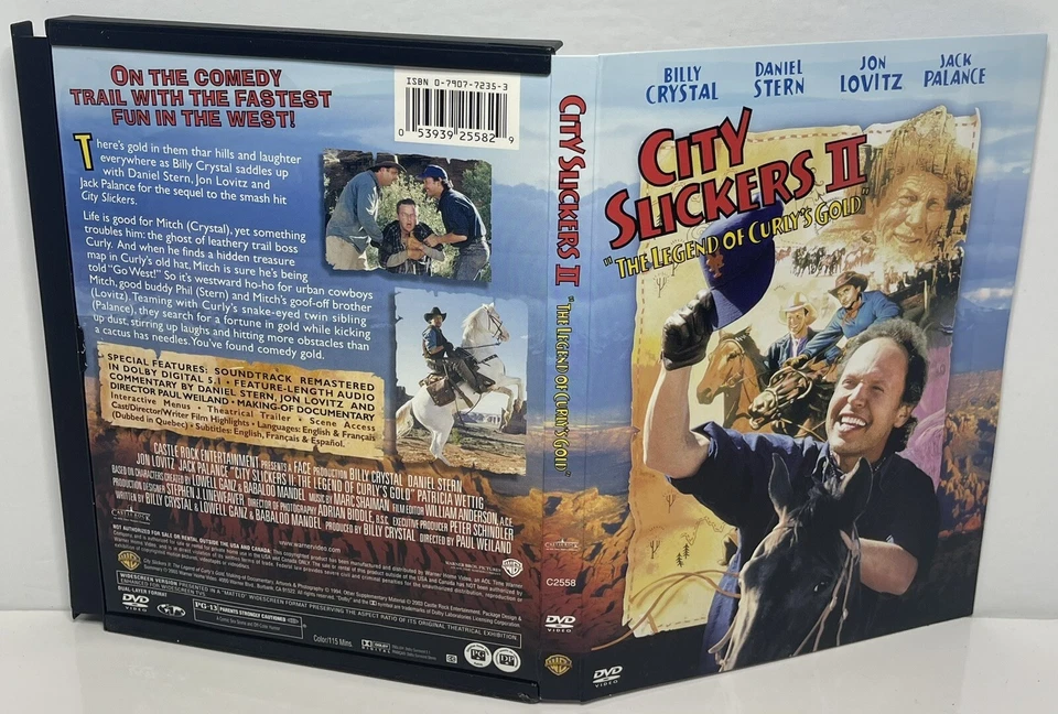 City Slickers 2 The Legend Of Curly’s Gold (DVD, 1991, Billy Crystal, OOP) Cad - Image 3 of 4