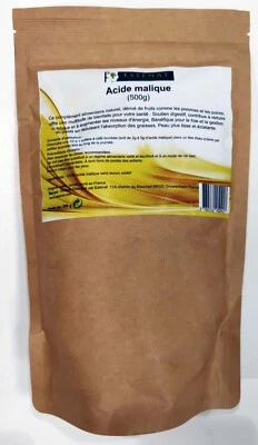 Acide malique en poudre 500g - Complément alimentaire en poudre ESTENAT