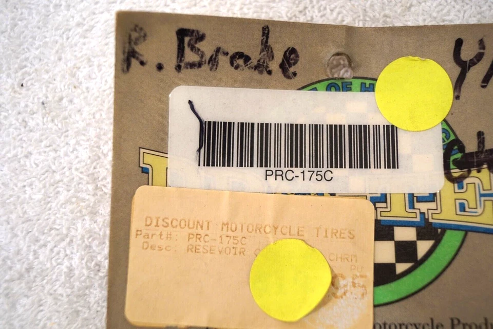 98 99 Yamaha R1 00 R6 Pro-Tek Rear Brake Reservoir Threaded Cap PRC-175C - Imagem 4 de 4