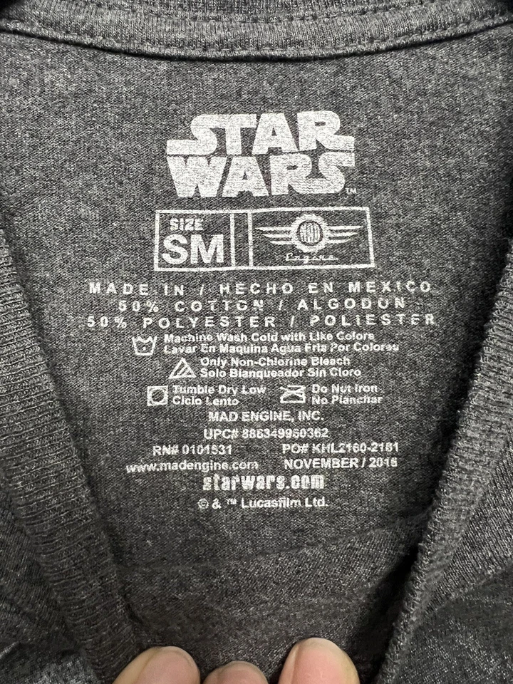 Camiseta gris Star Wars Rogue One Death Squad Storm Trooper niños talla pequeña Foto 3 de 4