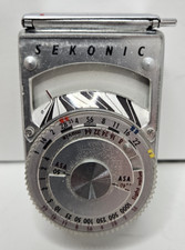 Vintage Sekonic Light Meter Model L-8 With Leather Case