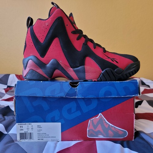 Reebok Kamikaze 2 Mid Blackflash Mens 