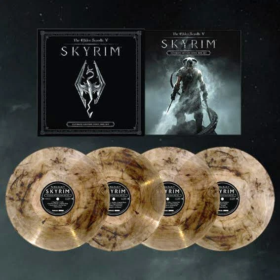 Skyrim Ultimate Edition Vinyl Record Soundtrack 4 LP Paarthurnax Box Set VGM OST - Image 2 of 4