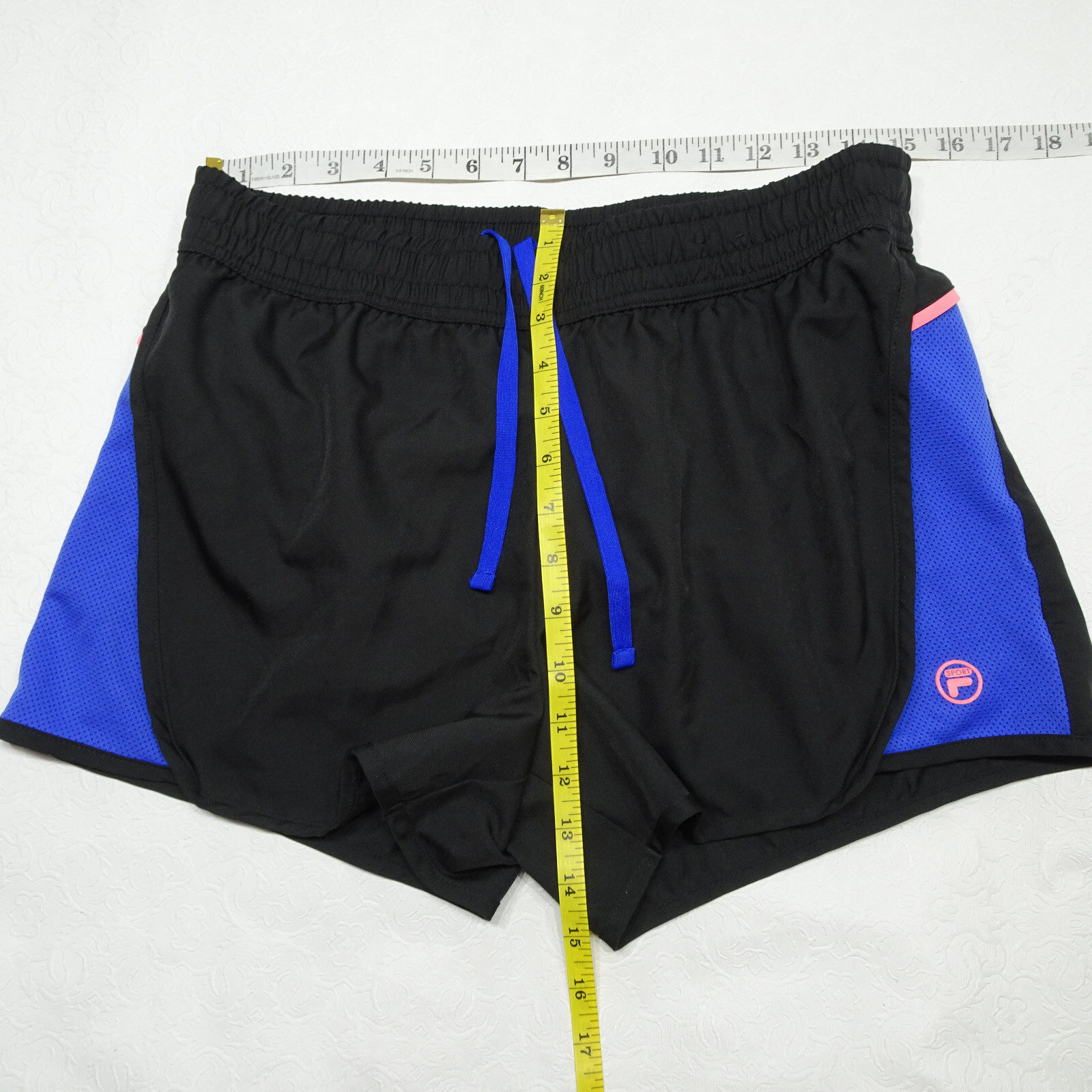 Pantaloncini sportivi da corsa Fila Sport Performance foderati taglia M vita con coulisse