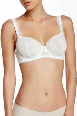 Felina 115056 Amourette Lace Bra SZ 32D White