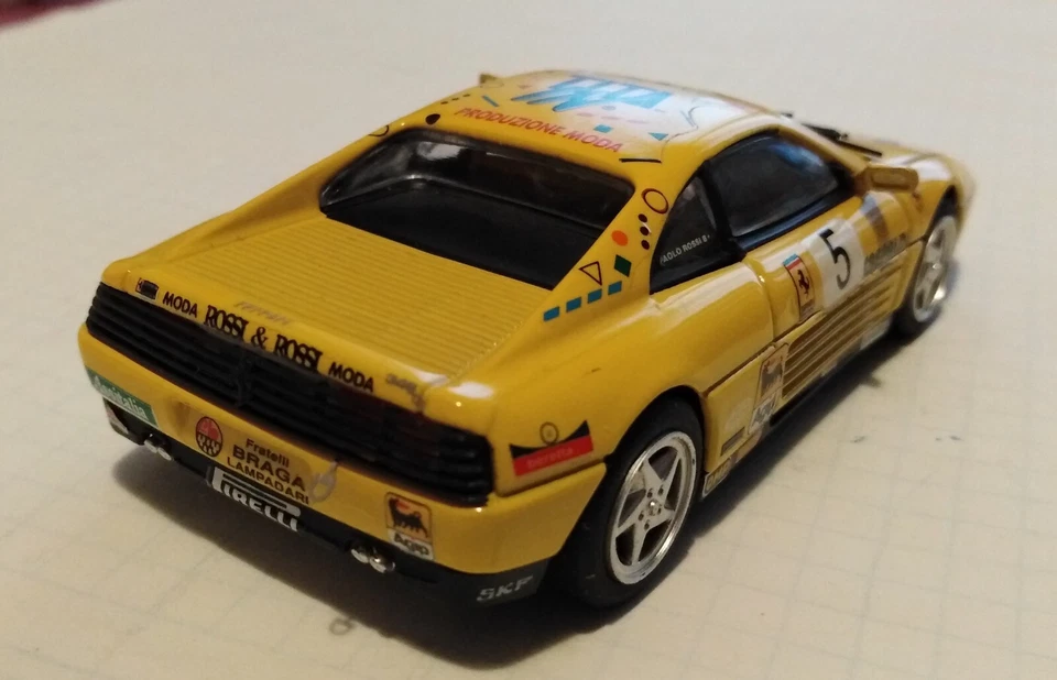 BANG 1:43 FERRARI 458 CHALLENGE 1993 PAOLO ROSSI NO BOX - Immagine 3 di 4