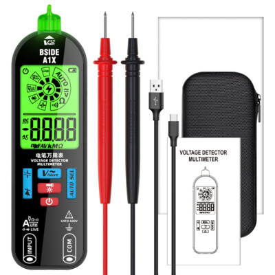 A1X Mini Multimeter LCD Digital DC/AC 520V Voltage Tester Resistance Meter