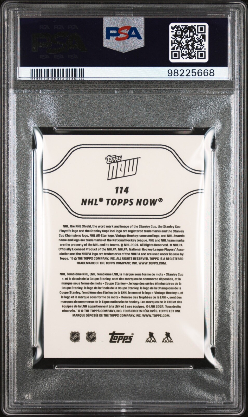 2023 TOPPS NOW NHL STICKERS #114 CONNOR BEDARD ROOKIE CARD RC PSA 10 view 3