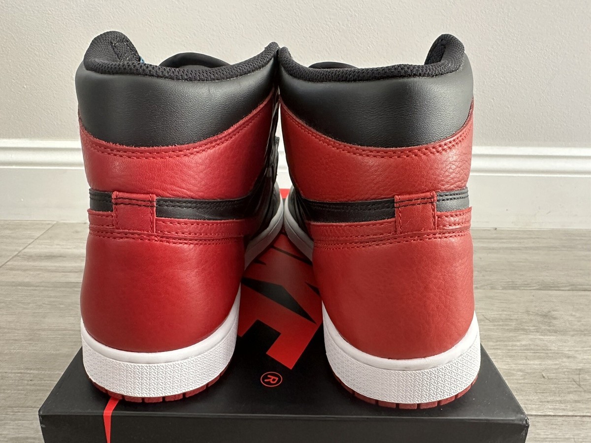 2016 Air Jordan 1 Retro High OG Banned 555088-001 Black Varsity Red White Sz 12 Nike Air Jordan 1 2016 Retro OG High Banned | Mercari main image 2