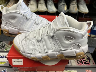 New Nike Air More Uptempo White Gum 2016 Size 7 Rare Retro Authentic Basketball Air More Uptempo  main image 3