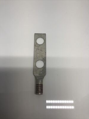 Burndy N60-2-STR-CU Two-Hole Lug Compression Connector (5 Boxes: 25 In Each Box)