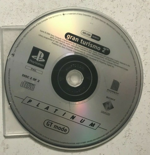 Gran Turismo 2 (CD1/2) Sur PS1 - Version Platinum PAL - Jeu D'Occasion